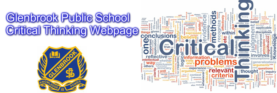 Glenbrook Public School Critical Thinking Webpage
